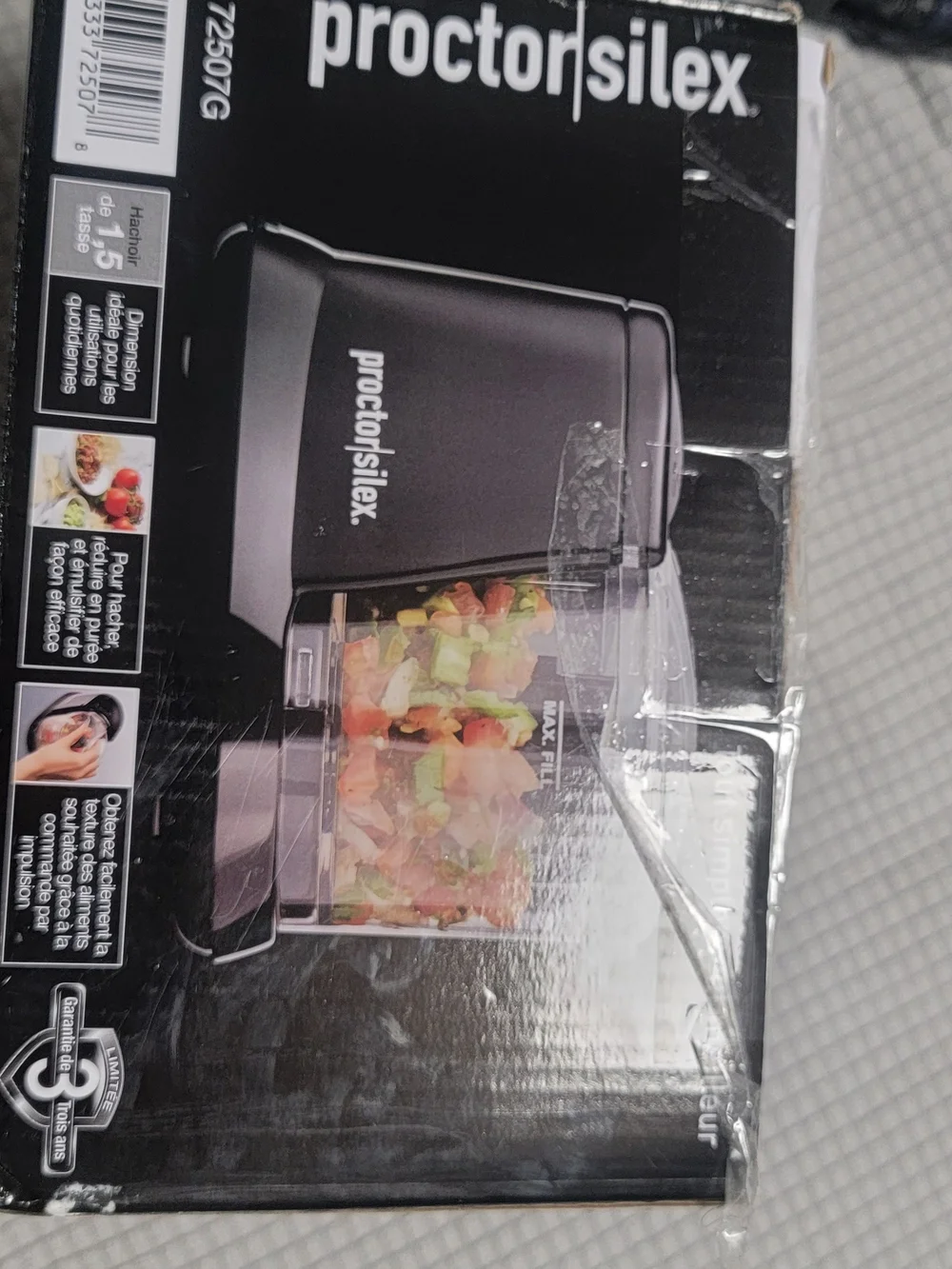 Proctor Silex Compact Food Chopper - Black